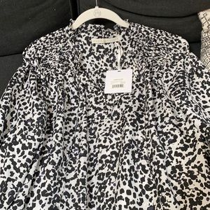 Marie Oliver Kate Smocked Blouse NWT